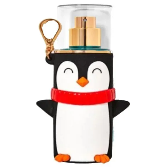 Bath & Body Works Cheerful Penguin Travel Size Fine Fragrance Mist Holder - Picture 1 of 2